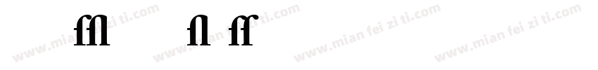 Adobe Caslon Pro Bold SC 75字体转换